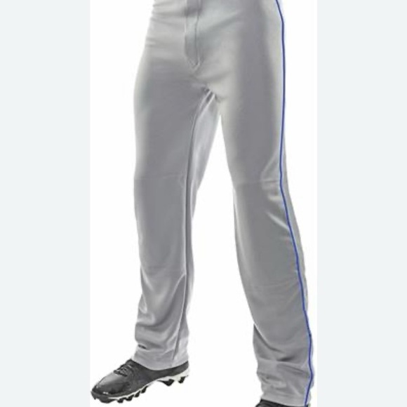 Champro Other - CHAMPRO Adult Men's Small (28-30) Gray Blue side piping Baseball Uniform Pants